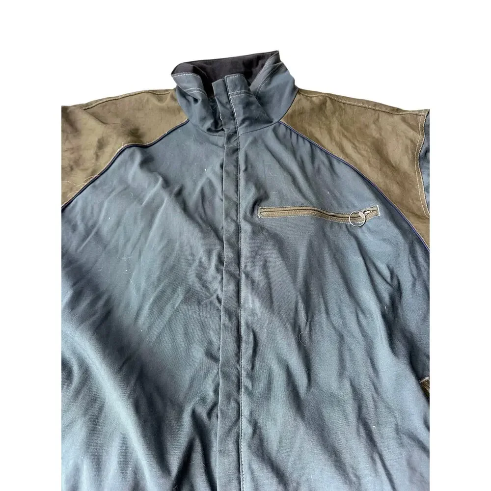 Vintage 90s Columbia Convert Jacket Men's XL Taiwan Gray Tan Snowboard Ski